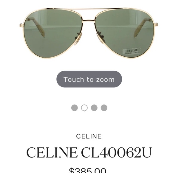 CELINE HOMME
Aviator-Style Gold-Tone Sunglasses - Picture 8 of 8